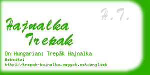 hajnalka trepak business card